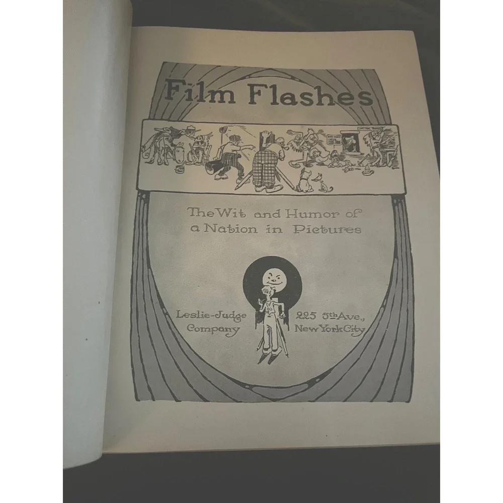Film Flashes‎ 1916 Wit and Humor of a Nation in Pictures Good Hardcover